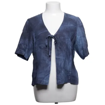 Wrap top (Blue, Gray) from NYA Linen