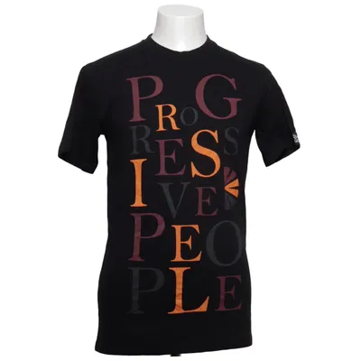 T-shirt (Black, Multicolored) from Skank