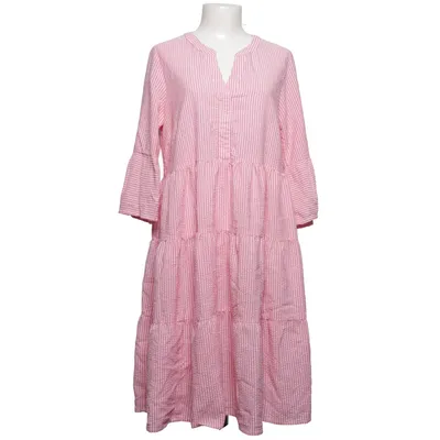 Kleid (Pink, Weiß) von Gina Baumwolle, Polyester
