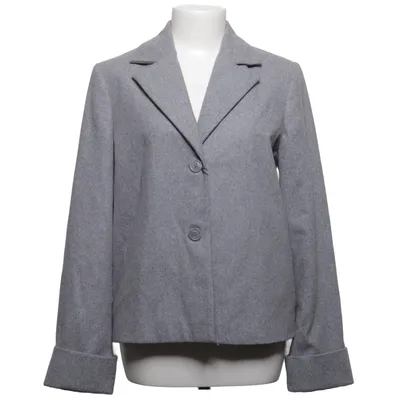 Blazer (Grå) fra Object Polyester, Uld