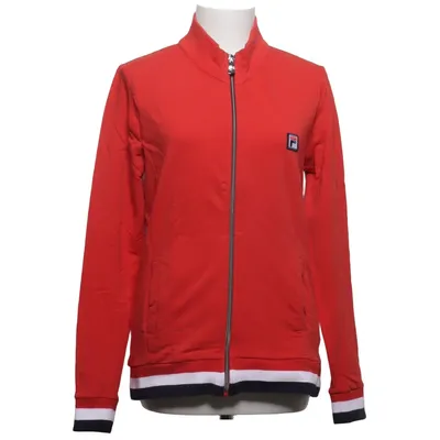 Sports jacket (Red, White, Blue) from Fila Cotton, Elastane