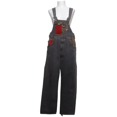 Dungarees (Gray, Multicolored) from Amadeus Cotton