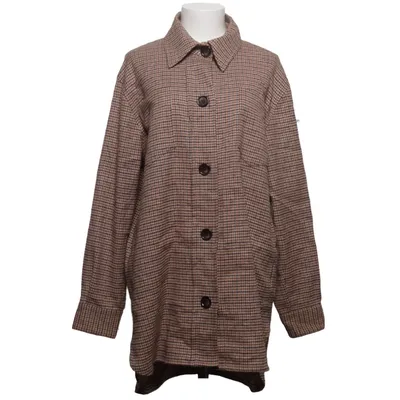 Overshirt (Beige, Brown) from Just in Case Elastane, Polyester, Wool