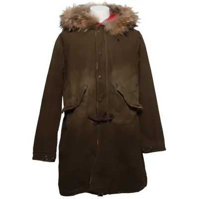 Parka (Brown, Multicolored) from Game Acrylic, Cotton, Wool