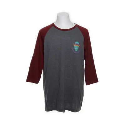 Baseballtröja (Grå, Röd) från Vailent Pure Bomull, Polyester