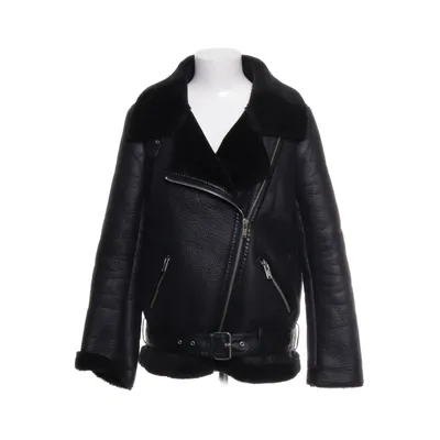 Shearlingjacka (Svart) från Zara Woman Polyester, Polyuretan