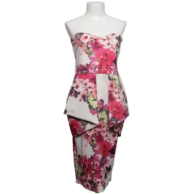 Cocktailklänning (Vit, Rosa, Flerfärgad) från Missi London Elastan, Polyester
