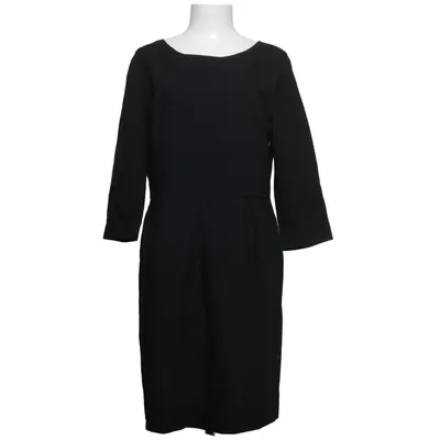 Jurk (Zwart) van Intrend Acetaat, Viscose, Wol