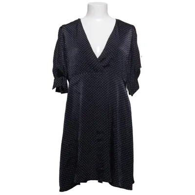 Kjole (Blå, Hvid) fra Zara Trafaluc Collection Polyester, Viscose