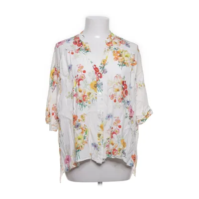 Short sleeve shirt (White, Multicolored) from Zara Basic Collection