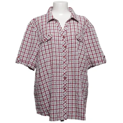 Kurzarmhemd (Rot, Weiß, Grau) von Gina Laura Collection Baumwolle, Polyester