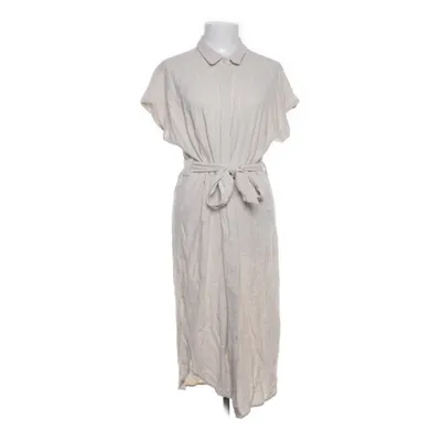 Skjortklänning (Beige) från Object Linne, Viskos