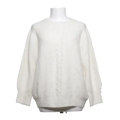 Sweater (Hvid) fra Ichi Akryl, Alpacauld, Elastan, Genanvendt polyester