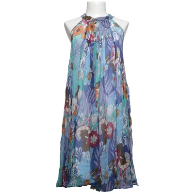 Maxi jurk (Blauw, Meerkleurig) van Bleifrei Katoen, Viscose