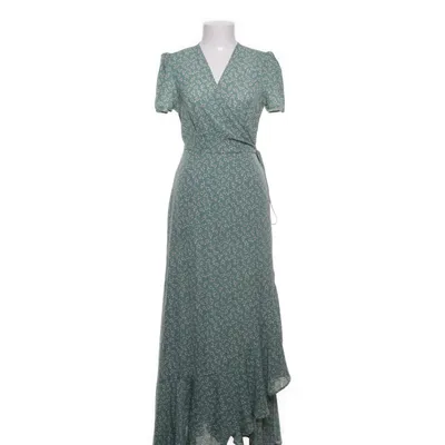 Omlottklänning (Grön, Flerfärgad) från Shein Elastan, Polyester