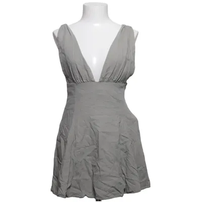 Jurk (Grijs) van Zara Linnen, Viscose