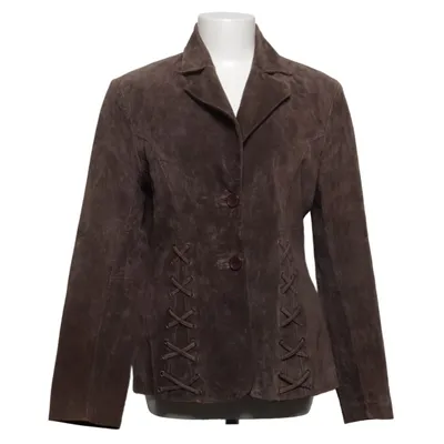 Blazer en cuir (Marron) Cuir, Polyester