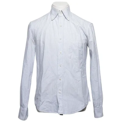 Shirt (Blue, White) from Berg & Berg Cotton