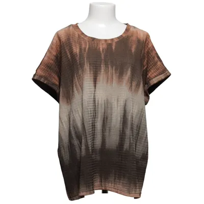 Top (Brown, Beige, Multicolored) from JYOTHI Elastane, Polyester