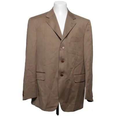 Blazer (Beige) van Angelico Viscose, Wol