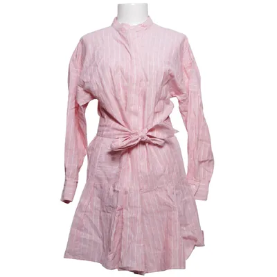 Skjortekjole (Pink, Hvid) fra Kookaï Bomuld, Linned, Viscose
