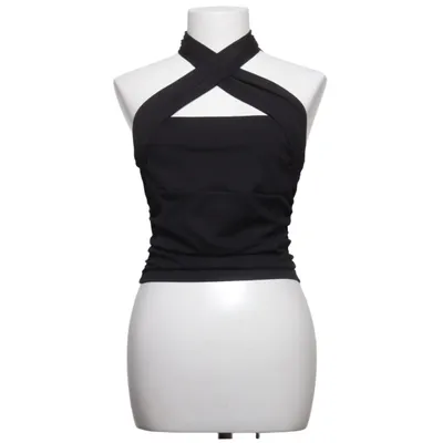 Halternecktopp (Svart) från Cider