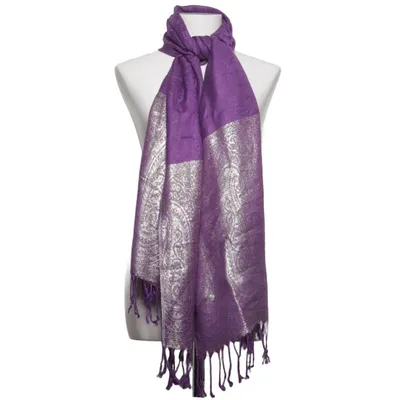Scarf (Purple, Gold) from Pashmina
