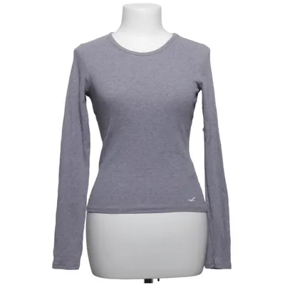 Long sleeve T-shirt (Gray) from Hollister Cotton, Elastane