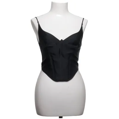 Crop top (Noir) de Urban Outfitters Élasthane, Polyester
