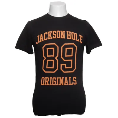 T-shirt (Schwarz) von Jackson Hole Bio-Baumwolle