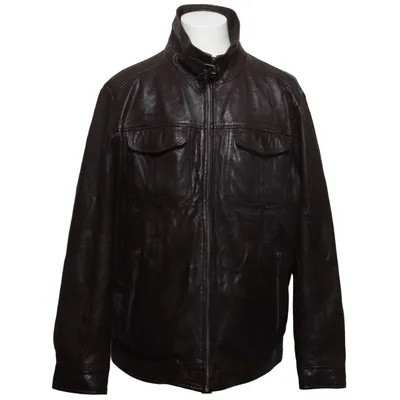 Veste en cuir (Marron) de Mainpol Cuir, Polyester