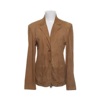 Läderkavaj (Brun) från Amoress Skinn, Polyester