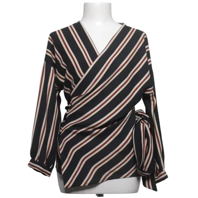 Blouse portefeuille (Noir, Beige, Marron) de Zara Basic Collection Polyester