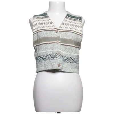 Vest (Green, Multicolored) from Adelsten Cotton