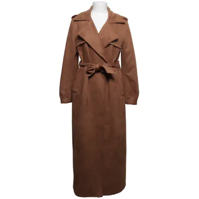 Coat (Faux Suede Trenchcoat) from Rebecca Stella Elastane, Polyester