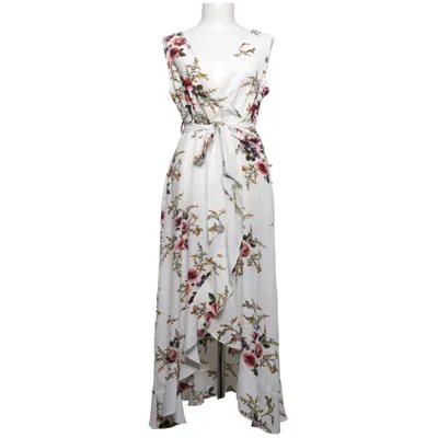 Maxi dress (White, Multicolored) from Classic Fashion Collection