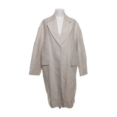 Frakke (Beige) fra Dagmar Bomuld, Linned, Polyester