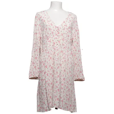 Jurk (Wit, Roze) van Indiska Viscose