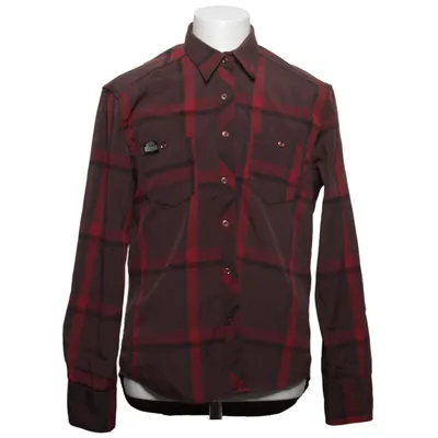 Chemise en flanelle (Marron, Rouge, Noir) de Kingkerosin Coton, Polyester