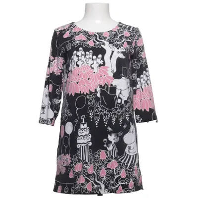 Dress (Black, Pink, White, Multicolored) from Moomin by Martinex Cotton, Elastane, Modal
