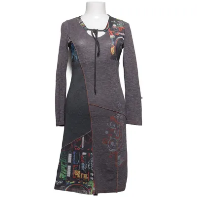 Hoodie (Gray, Multicolored) from Frime Cotton, Polyester