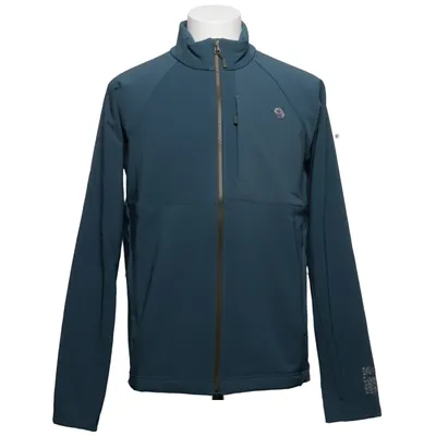 Softshell jacket (Blauw) van Mountain Hard Wear Elastaan, Polyamide, Polyester