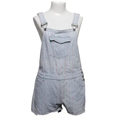 Korte tuinbroek (Blauw, Meerkleurig) van Twintip Katoen