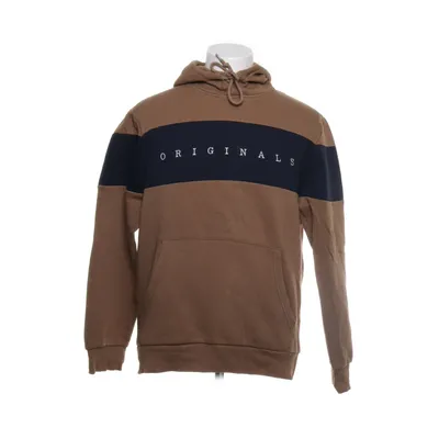 Capuchon sweater (Bruin, Blauw) van Originals by Jack & Jones Katoen, Polyester