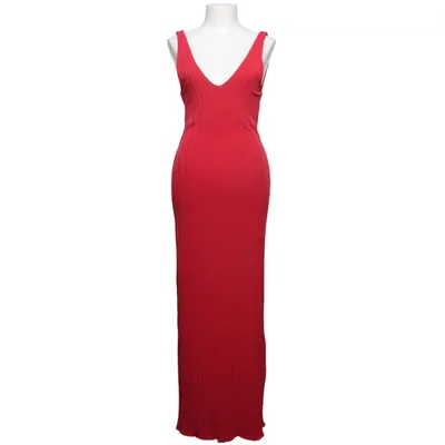 Långklänning (Röd) från Zara Elastan, Polyester