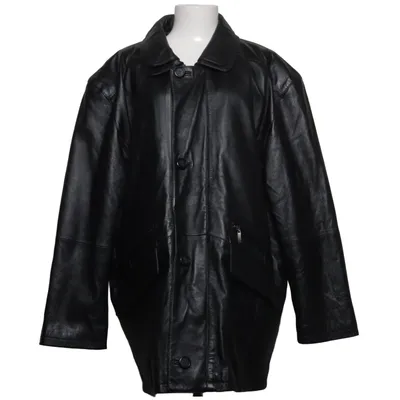 Leather jacket (Black) from Rover & Lakes Leather, Polyester
