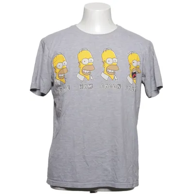 T-shirt (Gris) de The Simpsons Coton, Polyester