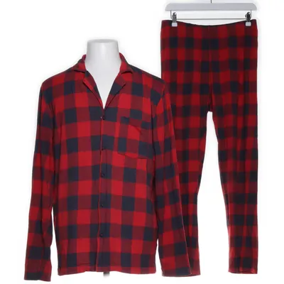 Pyjama (Rood, Zwart) van KappAhl Katoen, Elastaan
