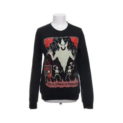Sweatshirt (Sort, Flerfarvet) fra Gildan Bomuld, Polyester