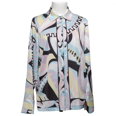 Blouse (Bleu, Multicolore) de Rachel Zoe Élasthane, Polyester recyclé